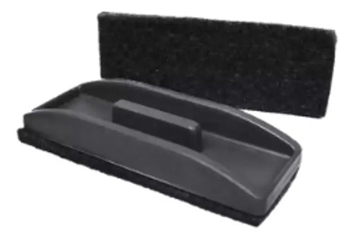 Borrador Tablero Con Portamarcador Azul