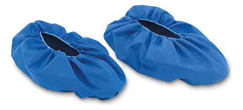 Polaina Desechable X 50 Pares Azul Lisa Unica