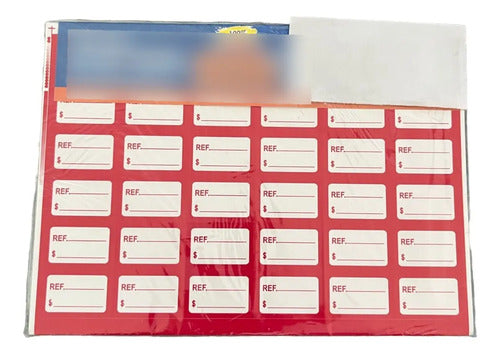 Rotulo Autoadhesivo Rojo 29-19mm X288 Pcs Ref. 29-19 Precios