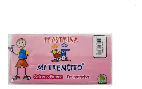 Plastilina Barra Mi Trensito Rosado 250gr