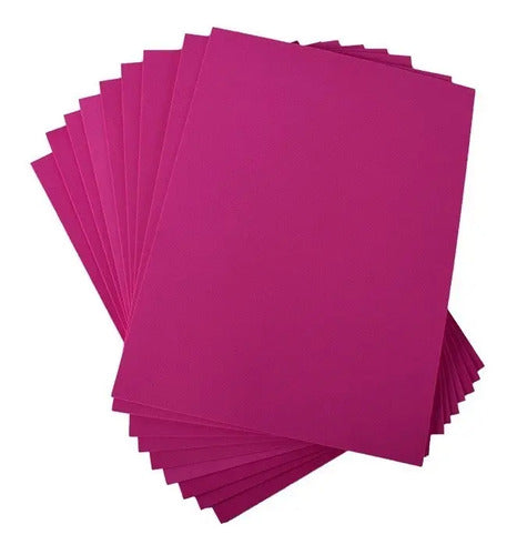 Fomi Foami 1/8 Fucsia Paquete X 10 Unidades