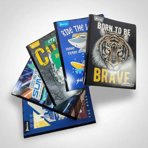 Cuaderno Grande Cosido Rayado 100 Hojas X 50 Unidades