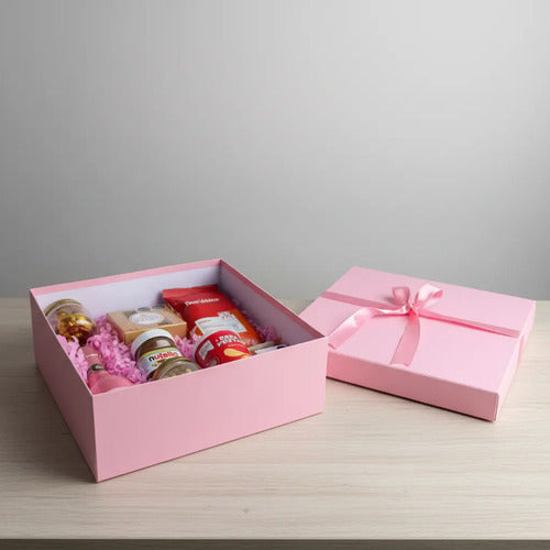 Regalo Ancheta Rosa Caja De Lujo