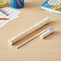 Flauta Corriente Con Estuche X 3 Unidades  Blanca