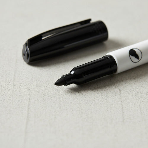 Marcador Permanente Negro Punta Fina Penmax X 4 Und