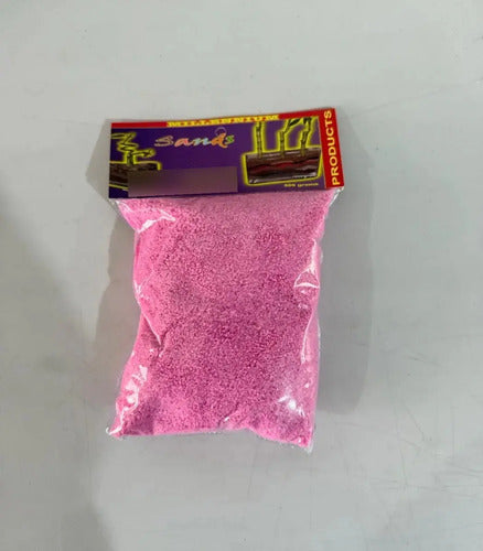 Arena Artificial Manualidades Rosado X 500gr Rosa