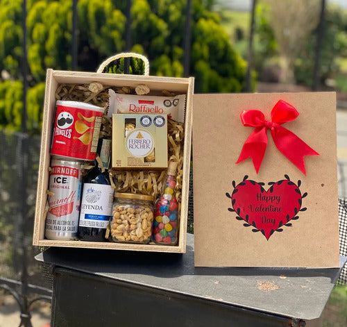 Ancheta Regalo San Valentín Con Vino