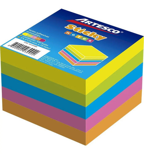 Notas Adhesivas Removibles 76x76 Mm Pqtx400 Hj X 3 Unidades