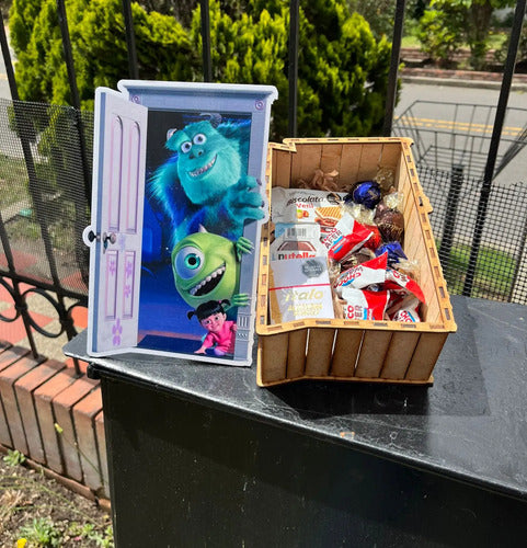 Regalo Caja Monster Inc. Azul Acero