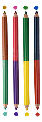 Colores Jumbo Doble Punta X 14 15colores