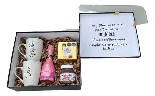 Regalo Ancheta Padrinos Bautizo