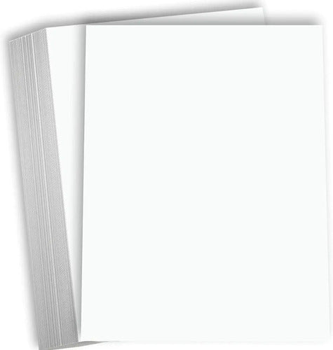 Cartulina 1/8  Bristol Blanco X 100 Unidades