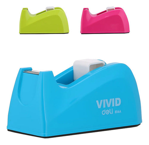 Dispensador De Cinta Pequeño Colores Pastel - 3 Unidades Pastel