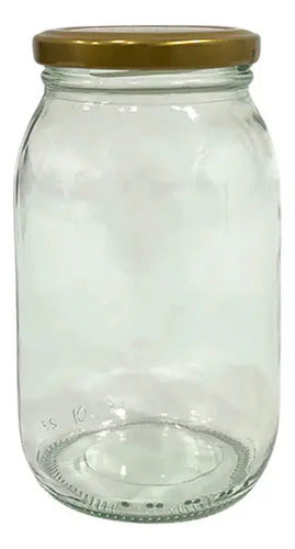 Frascos De Vidrio Conservas Con Tapa 500ml - 6 Unidades  Transparente