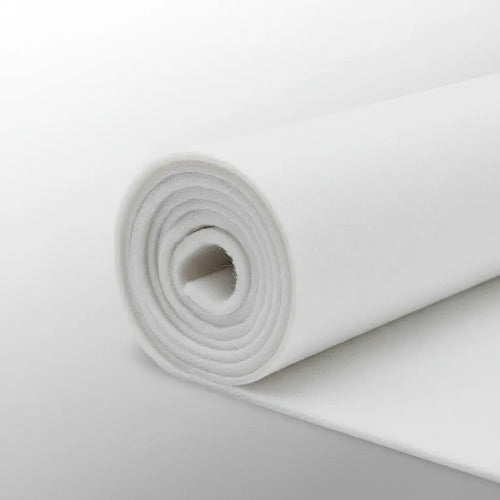 Tela De Fieltro Blanco 100 X 70 Cm Blanco