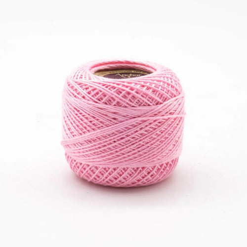 Hilo Lana Rosado Ovillo Crochet 50 Gr Rosa