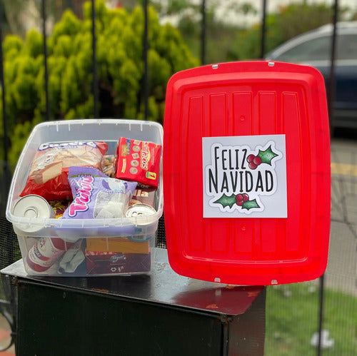 Ancheta Navideña Caja De Navidad