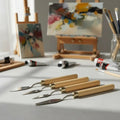Set De Espátulas Metalicas Oleo Pintura X 4