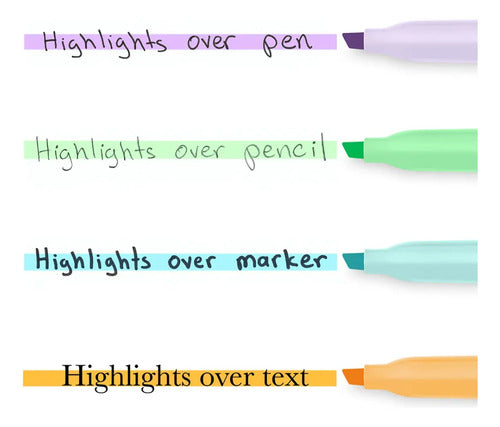 Resaltador Sharpie Pastel X 12 Pcs (6 Colores)