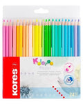 Colores Pastel Kores X 24 Und