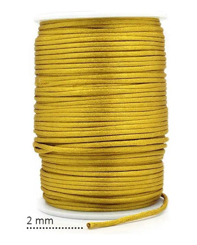 Cordón Seda 2mm X 130 Metros - 6 Rollos  Surtido