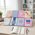 Cuaderno 5 Materias Pequeño Mujer 150 Hjs Pasta Dura Cosido