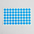 Rotulo Adhesivo Redondo Azul 1.6 Cm - 162 Pcs X 3 Unidades Azul