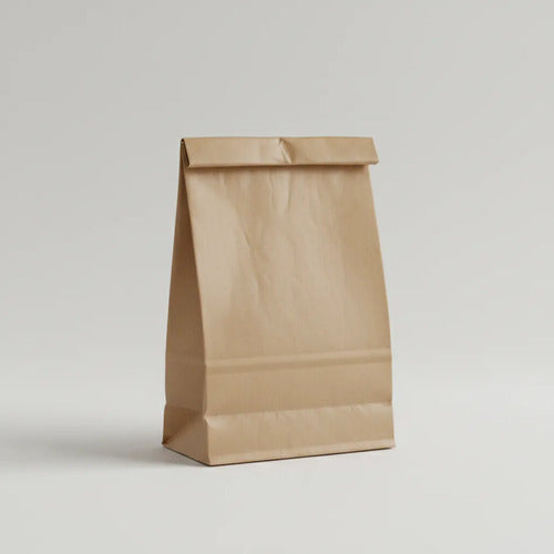 Bolsa Papel Kraft Sin Manija 90gr 40x30x23cm X 50 Unidades Kraft Gigante