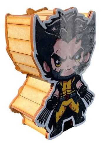Caja Decorativa En Forma De Wolverine Para Regalo 18x15x7 Cm Mdf Wolverine