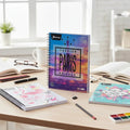 Cuaderno Grande Argollado Cuadriculado 80 Hjs X 6 Unidades
