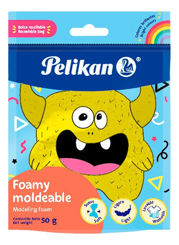 Foamy Moldeable Lavable Pelikan 50gr Color Amarillo