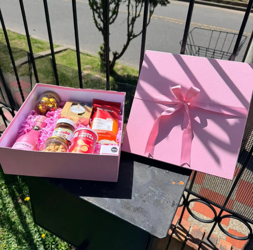 Regalo Ancheta Rosa Caja De Lujo