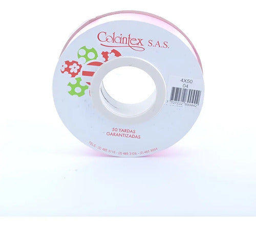 Cinta Decorativa Papel Para Moños 45 Mts X 1 Cm