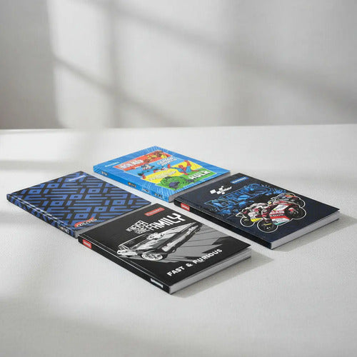 Cuaderno 5 Materias Pequeño Hombre 150 Hjs Pasta Dura Cocido Masculino
