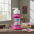 Pintura Cerámica Y Madera Destellos Color Magenta