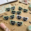 Gafas  Personalizadas Novia Y Damas De Honor X 6 Unidades Blanco/verde Oliva Despedida De Soltera