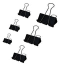 Gancho Clip Lotero 25 Mm X 36 Unidades Negro