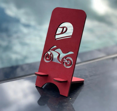Soporte Para Celular En Madera De Escritorio
