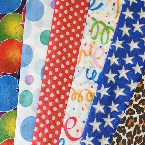 Papel Seda Estampado X 100 Unidades  Surtido