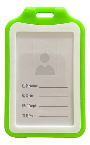 Porta Carnet Escarapela Vertical Colores X 4 Unidades
