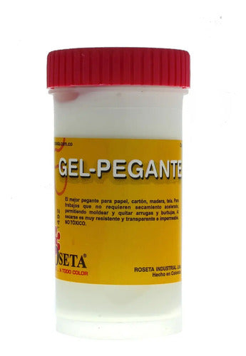 Gel Pegante Roseta 116 C.c. Blanco Para Cartón Madera Papel Y Tela