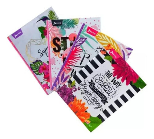 Cuaderno Pasta Dura Cosido Cuadriculado 90h X 6 Unidades
