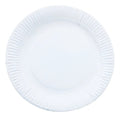 Plato Papel Ecológico Redondo Blanco  23cm X 20 Unidades Blanco