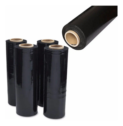 Rollo De Vinipel Strech Negro 30cm X 300 Mts