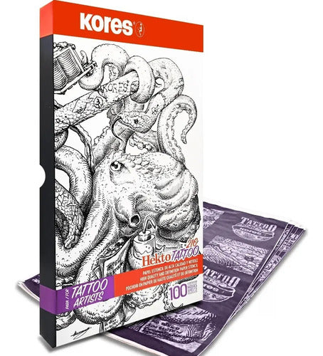 Papel Hectografico Kores 21.5x36.8cm Resma X 100 Hojas