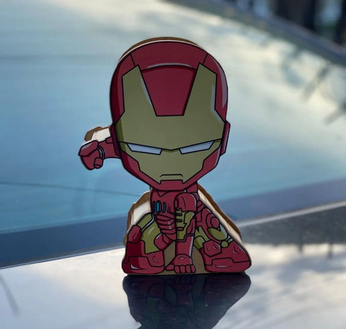 Caja Decorativa En Forma De Iron Man Para Regalo 18x11x6 Cm  Mdf Iron Man