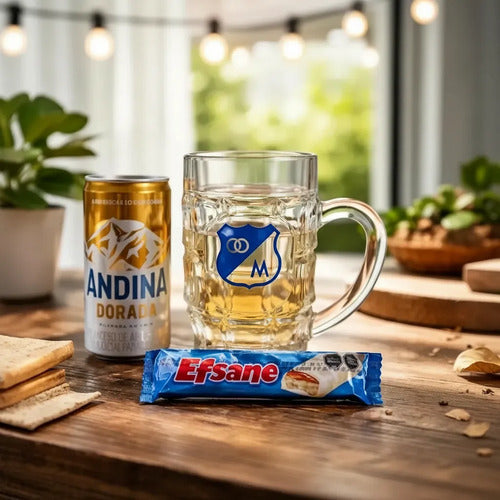 Ancheta Regalo Vaso Cervecero Millonarios