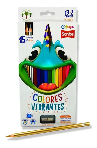 Colores Scribe Caja X 15