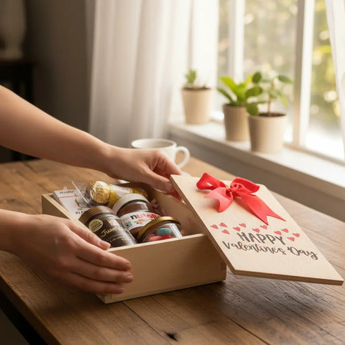 Regalo San Valentín Caja Madera