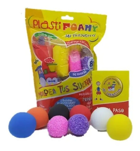 Plastifoamy Granulado Moldeable Mi Trensito 80 Gr